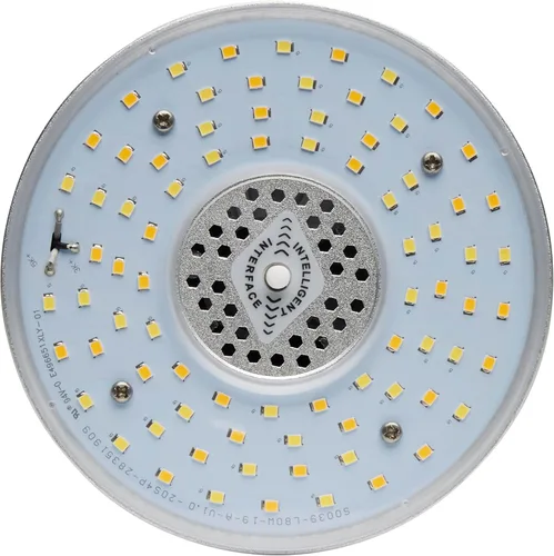 Vista 5 de Satco S23167 Hi-Pro - Lámpara LED de repuesto HID de alto voltaje, CCT seleccionable 3000K/4000K/5000K, 80 vatios (277V-480V), transparente