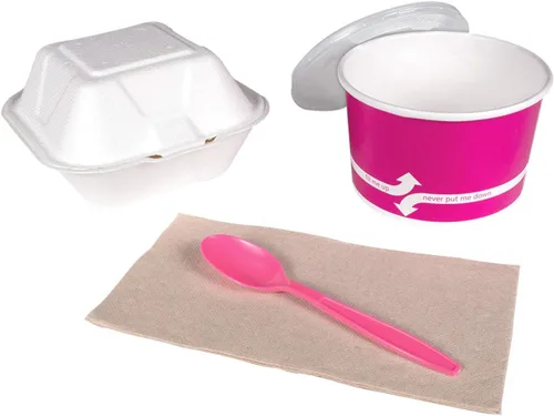 Vista 6 de Karat U2033 (rosa) 6.1 pulgadas PP Cuchara desechable extra pesada, rosa (paquete de 1000)