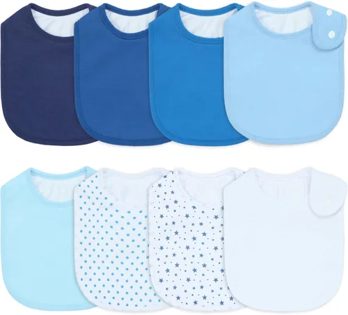 Vista 11 de Baberos impermeables Benoxine para bebés, niños y niñas, baberos tipo bandana suaves y absorbentes para recién nacidos de 0 a 12 meses