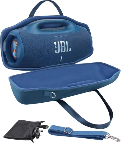 Vista 15 de co2CREA Funda de viaje rígida de repuesto para altavoz Bluetooth portátil impermeable JBL Boombox 4 (funda negra)