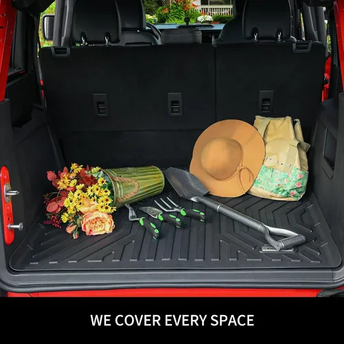 Vista 2 de OEDRO Forro de carga para Toyota 4Runner 2010-2024, 5 asientos (sin tercer asiento o sin cubierta de carga deslizante), protección para todo