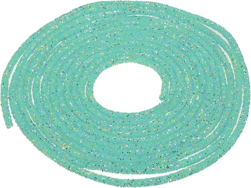 Vista 19 de MECCANIXITY Cuerda de lentejuelas con purpurina de 2.5 yardas, 6mm, 0.24 pulgadas, cuerda de tubo de lentejuelas con diamantes de imitación