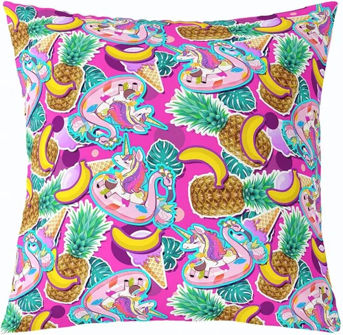 Vista 9 de Erosebridal Funda de almohada con diseño de tiburón de 16 x 16 pulgadas, diseño de vida oceánica, para niños y niñas, color verde azulado, acuarela