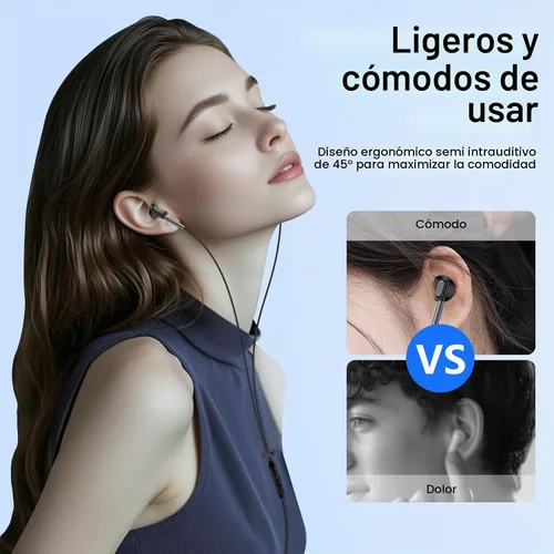 Vista 2 de Auriculares USB C con Cable Earbuds para iPhone 17 Pro Max/Air/16e/16 Pro Max/16 Pro/16 Plus/16/15 Pro Max/15 Pro, Auriculares Tipo C con Cable