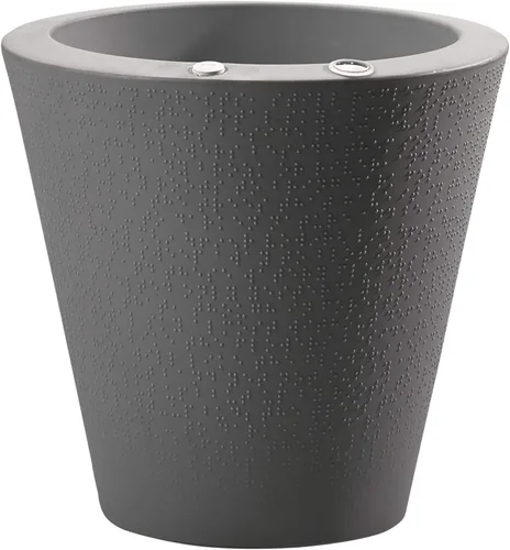 Vista 13 de Crescent Garden Maceta de autorriego para interiores y exteriores, negro caviar, 16 pulgadas, 20", Ceniza Fresno