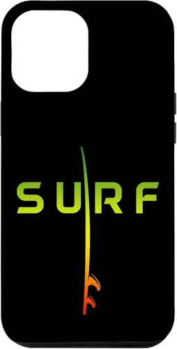 Vista 6 de Funda retro retro para iPhone 14 Surf Board Surfing Beach