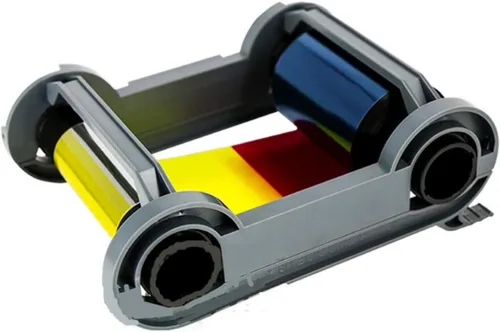 Vista 2 de Cinta compatible del color de R5F008EAA YMCKO para las impresoras de tarjetas de Evolis Primacy Elypso Zenius 300 Imágenes R5F008EAA YMCKO Ribbon