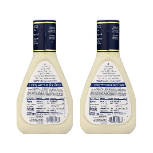 Vista 3 de Ken's Steak House Aderezo cremoso de queso azul Wisconsin (16 onzas líquidas (paquete de 2))