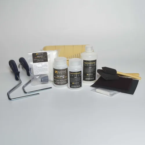 Vista 7 de NativeStone - Kit de reparación de bañera (océano)