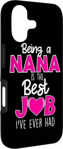 Vista 3 de Being A Nana is The Best Job I Love for Grandchildren Case for iPhone 17
