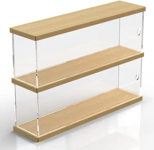 Vista 15 de DuvinDD - Vitrina acrílica para coleccionables, con luz LED