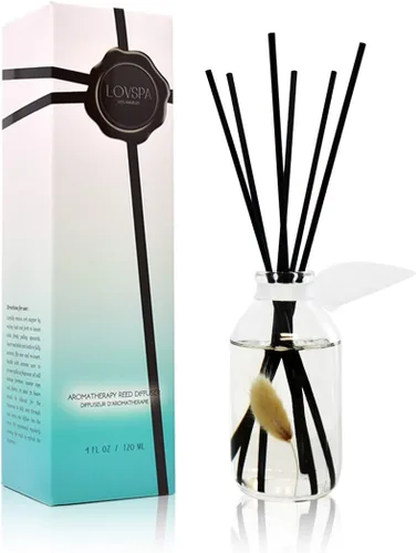 Vista 21 de Set de difusor de cañas, difusor de aceite perfumado con aroma a ámbar romántico y varillas, accesorios de fragancia para el hogar para decorar