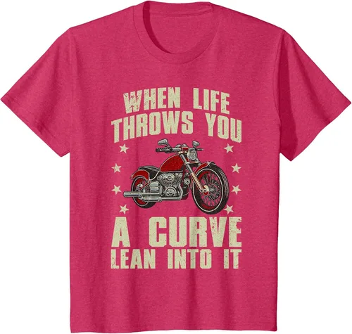 Vista 22 de Funny Motorcycle Racer Design for Men Women Motorcycle Lover T-Shirt Asphalt Grey