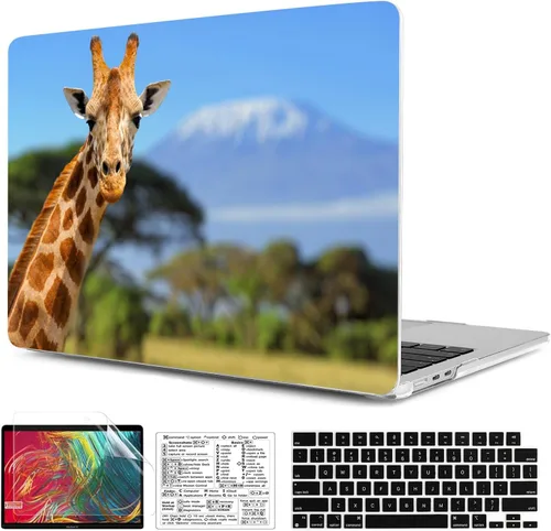 Vista 12 de Funda compatible con MacBook Air de 15 pulgadas 2026 2025-2023 Release M5 A3448 M4 A3241 M3 A3114 M2 A2941 Funda de plástico duradera con cubierta
