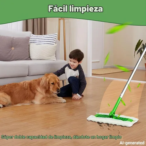 Vista 7 de 46 repuestos de almohadillas desechables para trapeador Swiffer Blanco paquete de 46