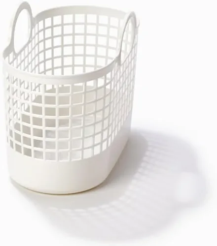 Vista 11 de LIKE-IT LBB-16C - Cesta de almacenamiento de ropa sucia, mini plástico de biomasa gris, utiliza aproximadamente el 90%