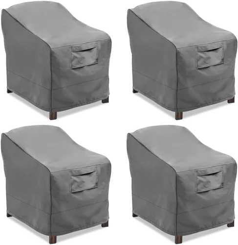Vista 13 de Vailge Funda de sofá biplaza para banco de patio de 2 plazas, 100% impermeable, funda para muebles de patio con ventilación de aire, tamaño S beige