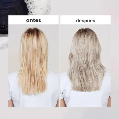 Vista 4 de milk_shake Icy Blond Shampoo - Pigmento negro para cabello muy ligero y platino Fl Oz