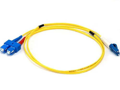 Vista 7 de Monoprice Cable de fibra óptica, LC/SC, modo único, dúplex - 9.8 ft (tipo 9/125) - amarillo