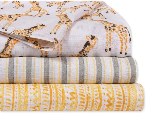 Vista 10 de Burt's Bees Baby - Mantas de muselina de algodón para bebé, paquete de 3, multiusos, ligeras y transpirables, 100% algodón orgánico