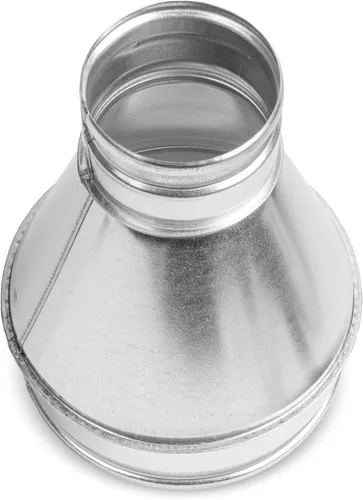 Vista 7 de Repa Market Reductor/aumentador de conductos de acero galvanizado de 8 a 4 pulgadas - Adaptador de tubo de ventilación redondo HVAC y sistemas