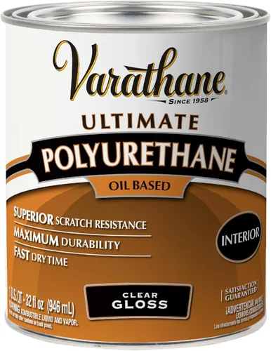 Vista 13 de Varathane - Barniz para interiores de poliuretano a base de aceite en aerosol, acabado satinado