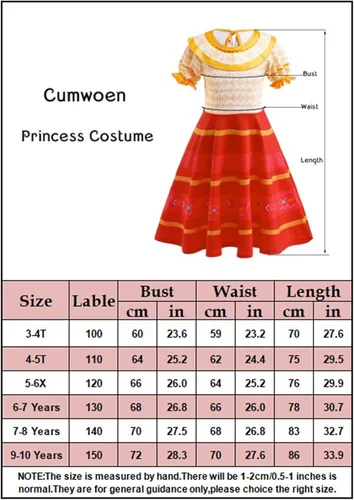 Vista 7 de Vestido de disfraz de princesa para niñas con diadema roja, gargantilla de corazón, aretes de Halloween, accesorios de cosplay