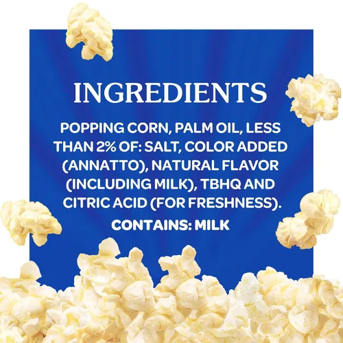 Vista 3 de ACT II Palomitas de maíz con mantequilla para microondas, suministros para noche de cine, 2.75 oz., bolsas de 6 unidades (paquete de 6)