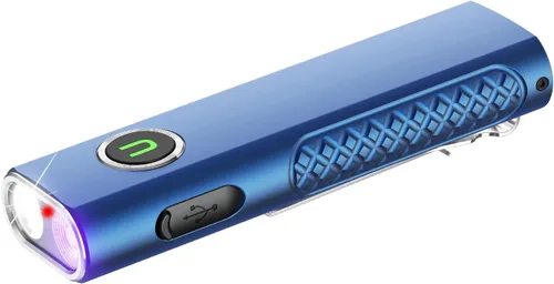 Vista 9 de ULTRAFIRE Linterna EDC S3 de 1200 lúmenes, luz de bolsillo plano 3 en 1 Verde