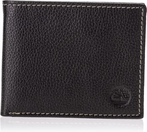 Vista 12 de Cartera de cuero para hombre de Timberland con bolsillo abatible adjunto