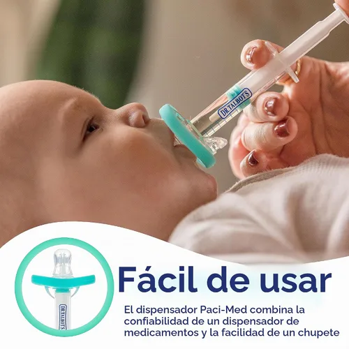 Vista 4 de Dr. Talbot's Paci-Med Dispensador de medicamentos para bebés - 0.2 fl oz