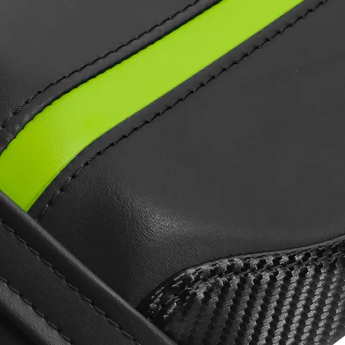 Vista 4 de C.C. RIDER Asiento de piloto para conductor y pasajero apto para Kawasaki Z900 2017-2024 07-Negro+Verde