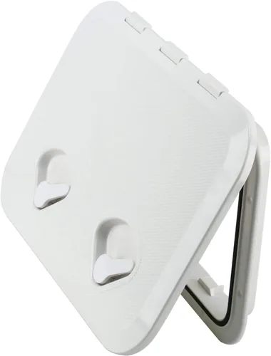 Vista 9 de Amarine Made Marine Deck Hatch Boat Deck Hatch Access Hatch & Lid 12-3/8" X 17-1/4" - White - 315mmx440mm