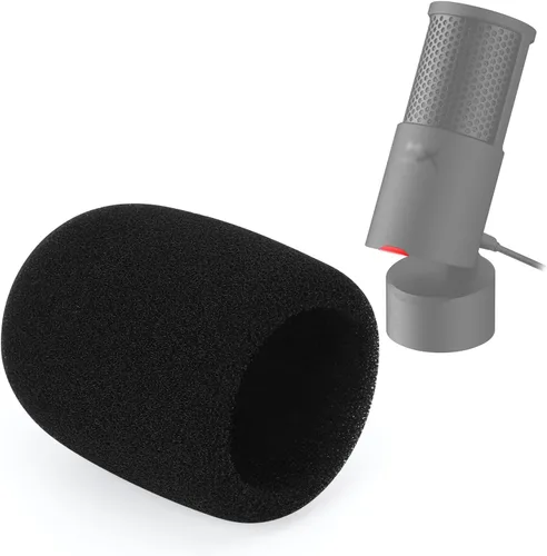 Vista 8 de Soporte de brazo para HyperX SoloCast 2 Boom Arm – Soporte de micrófono de tijera ajustable profesional compatible con micrófono HyperX SoloCast 2