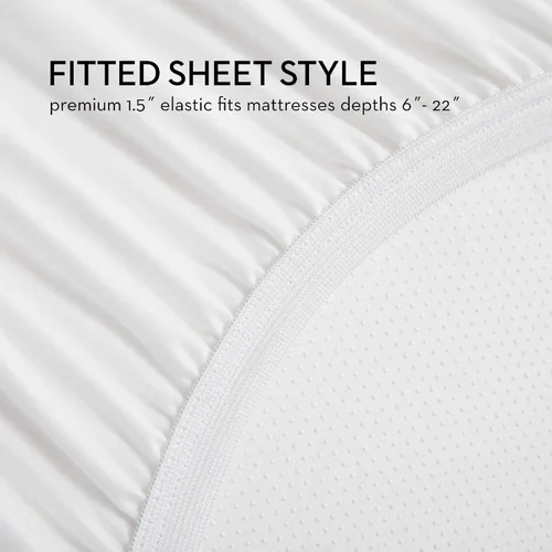 Vista 4 de SLEEP TITE FIVE SIDED IceTech cubre colchón impermeable - Protección superior y lateral con tecnología de refrigeración