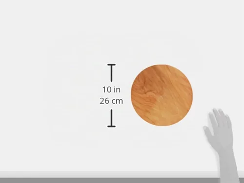 Vista 2 de Máquina manual de madera para hacer tortilla AMG, 10 pulgadas, Marrón