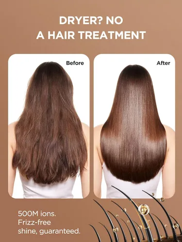 Vista 5 de PLAVOGUE Secador de pelo de viaje de doble voltaje con difusor, secador de pelo iónico de alta velocidad para mujeres, secado rápido, bajo ruido