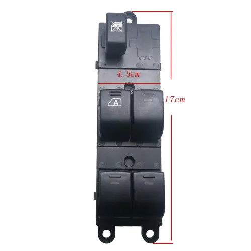 Vista 5 de Interruptor maestro de elevalunas eléctrico para Nissan QASHQA Navara D40 Pathfinder R51 NV400 NP300 Note 25401-4EA1A, 25401-BR00B