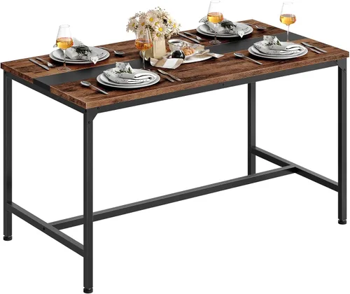 Vista 10 de CHOEZON Mesa de comedor cuadrada para cocina, mesa de comedor de 29.5 pulgadas, mesas de comedor pequeñas, escritorio de escritura, mesas de café