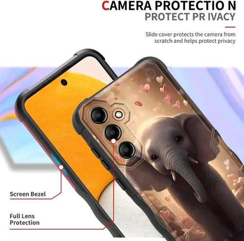 Vista 671 de Funda para Galaxy A14 5G, [Doble Capa][Protección contra Caídas de Grado Militar de 10 Pies] [Antideslizante] Funda Resistente a Prueba de Golpes