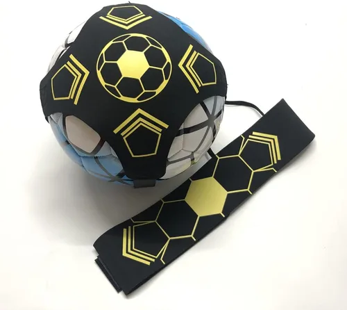 Vista 3 de Kaxich Entrenador de fútbol, cinturón de entrenamiento de fútbol ajustable, equipo de práctica de fútbol flexible para fútbol, voleibol, rugby