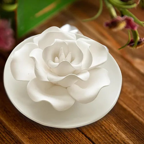 Vista 2 de Difusor Pasivo para Aceite Esencial - Difusor Cerámico Sin Electricidad para Aceites Esenciales para Habitación Pequeña, Mini Escritorio, Decorativo