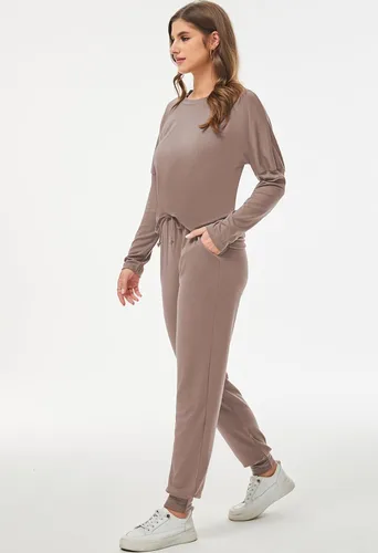 Vista 5 de Fixmatti - Conjunto deportivo de 2piezas para mujer de estilo informal, pantalón largo