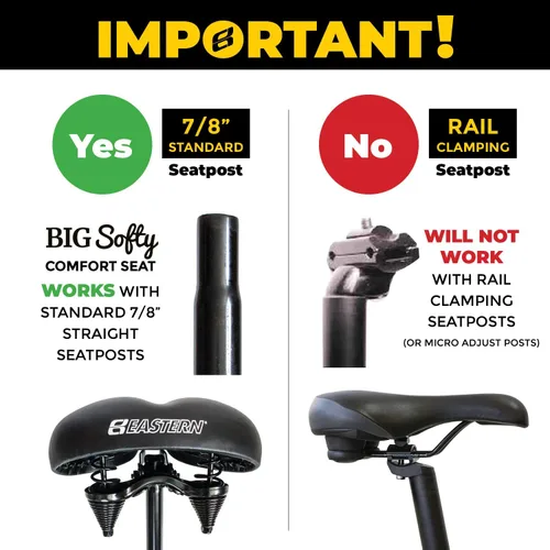 Vista 8 de Asiento de bicicleta grande y suave para personas mayores - Spin interior - Bicicletas estacionarias y estáticas - Sillín de bicicleta grande ancho