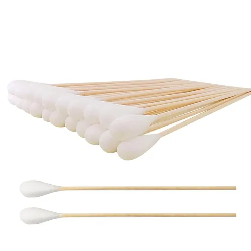 Vista 7 de 600 hisopos de limpieza de armas, hisopos de limpieza de mango de madera de 6 pulgadas de largo, sin pelusa para limpieza de armas, maquillaje