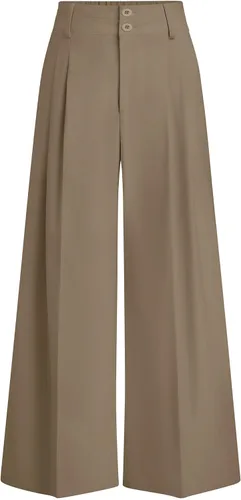 Vista 25 de PRETTYGARDEN Pantalones de vestir de pierna ancha de cintura alta para Beige