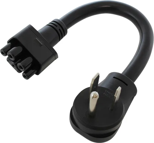 Vista 10 de AC WORKS Adaptador de carga EV para uso Tesla (TT-30P RV/Trailer 30A Gen2)