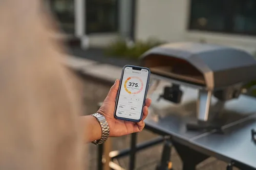 Vista 5 de Horno de pizza Ooni Koda 2 de gas – Horno de pizza al aire libre de 14" cocina pizza en 60 segundos, incluye regulador de 28 mBar y manguera de gas
