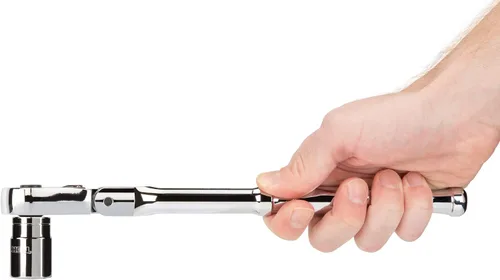 Vista 8 de TEKTON Trinquete de liberación rápida con cabeza flexible de 1/2 pulgadas x 10-1/2 pulgadas SRH31210
