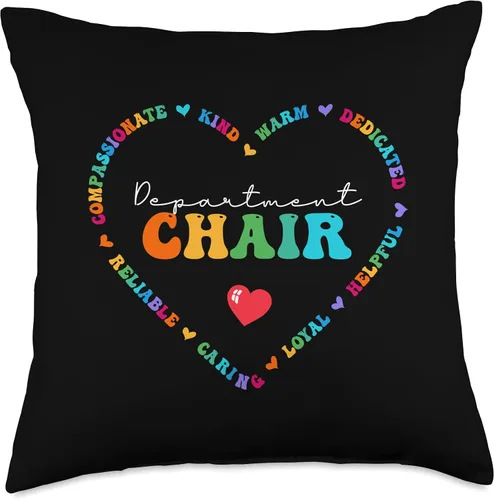 Vista 5 de Funny Department Chair Back To School Gifts Bonita almohada para silla de departamento, semana de agradecimiento para el regreso a clases, 16 x 16